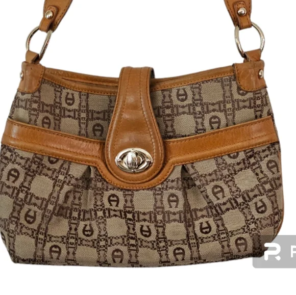 Etienne Aigner Signature Pattern Purse - Picture 8 of 8